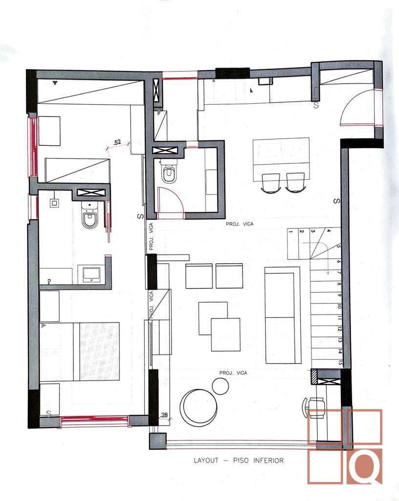 Apartamento à venda com 1 quarto, 126m² - Foto 30