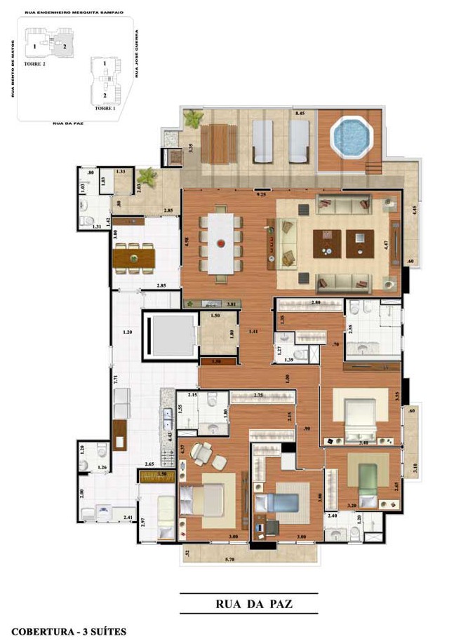 Apartamento à venda com 3 quartos, 143m² - Foto 8