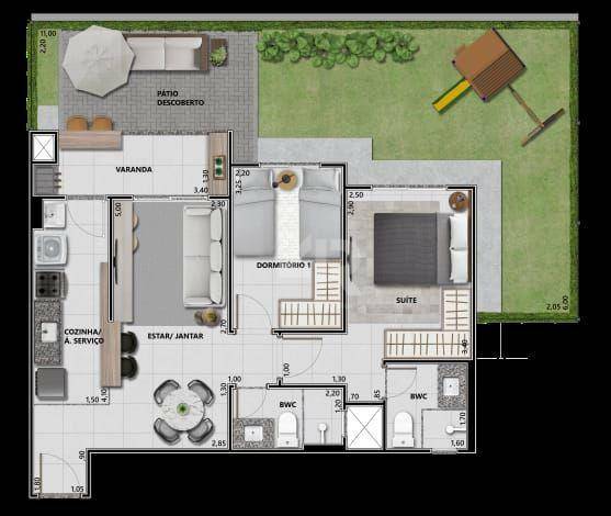 Apartamento, 2 quartos, 85 m² - Foto 9