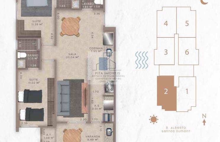 Apartamento à venda com 2 quartos, 75m² - Foto 23