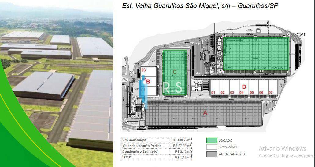 Depósito-Galpão-Armazém para alugar, 7894m² - Foto 1