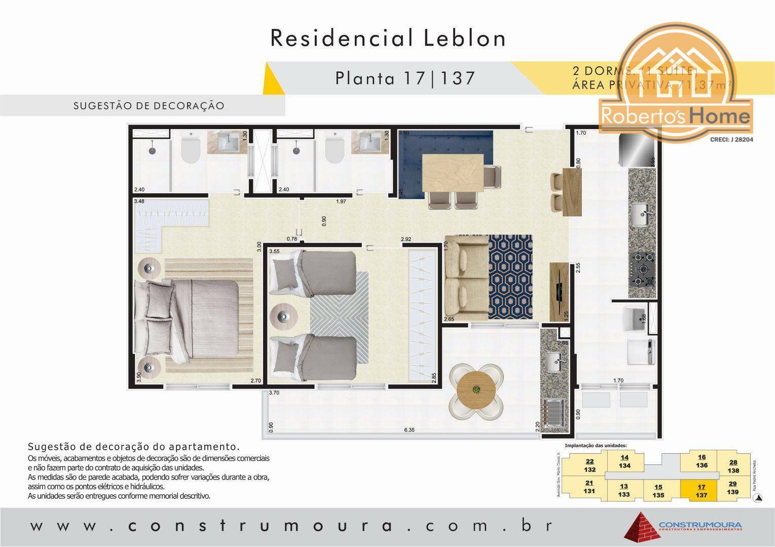 Apartamento à venda com 2 quartos, 71m² - Foto 17