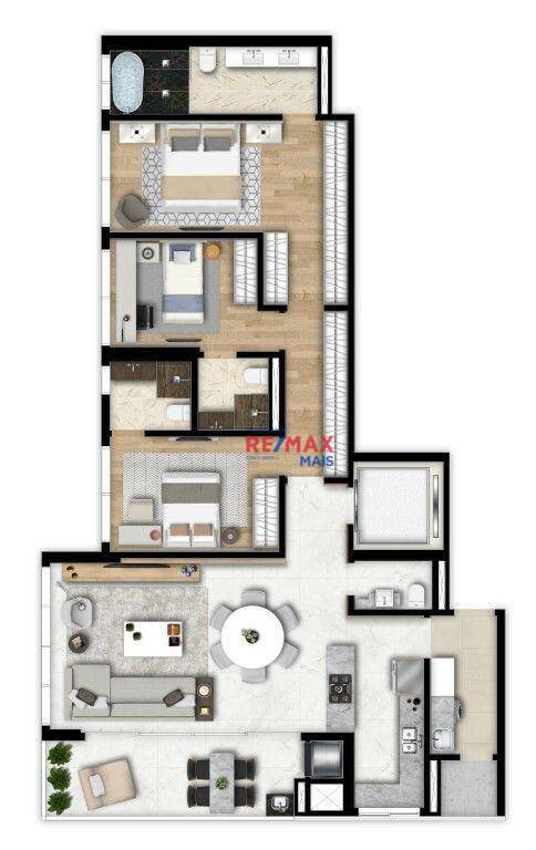 Apartamento à venda com 3 quartos, 159m² - Foto 31