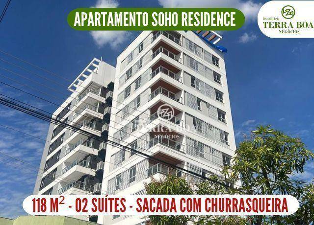 Apartamento à venda com 2 quartos, 118m² - Foto 1