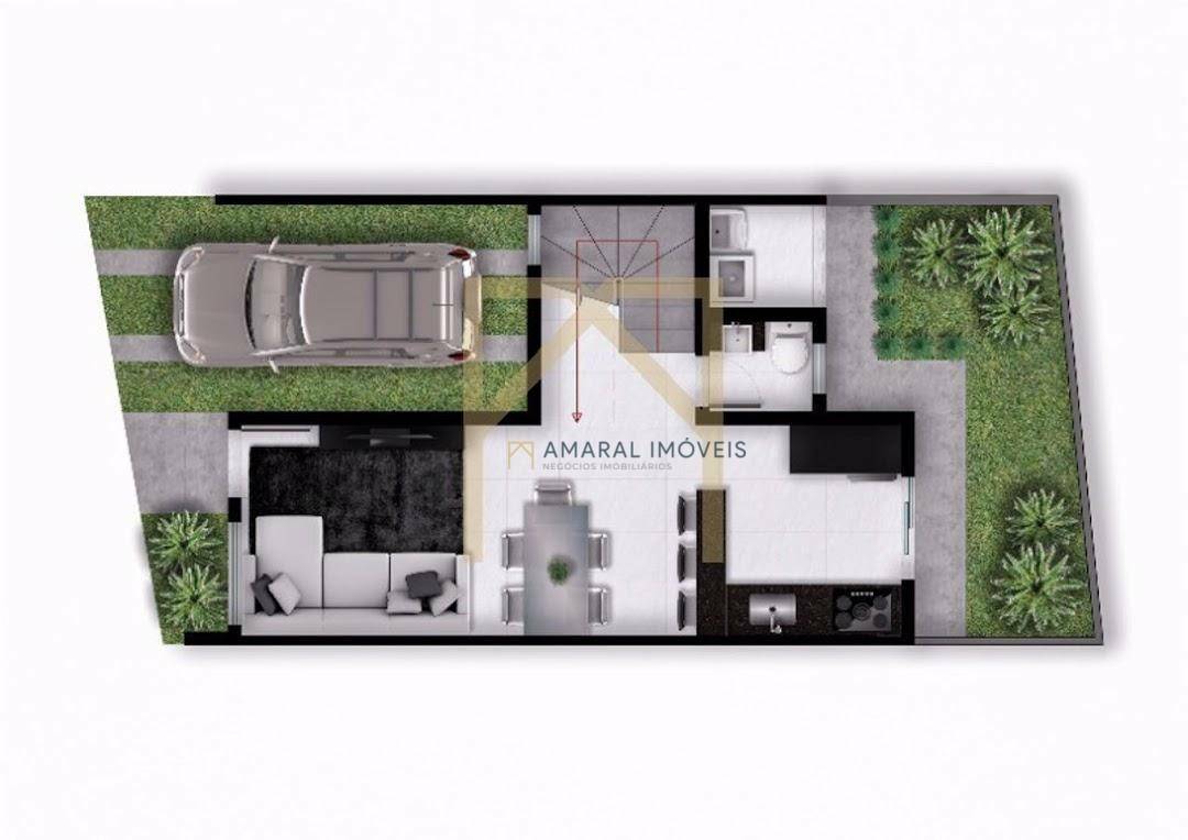 Casa de Condomínio à venda com 2 quartos, 59m² - Foto 4