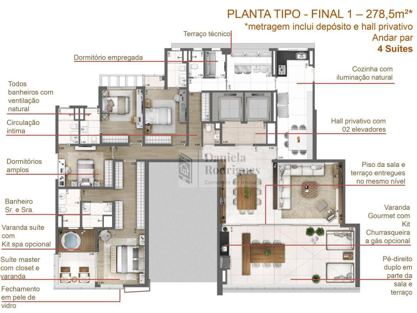 Apartamento à venda, 278M2 - Foto 34