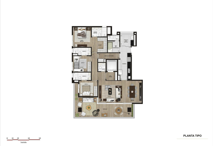 Apartamento à venda com 4 quartos, 181m² - Foto 19