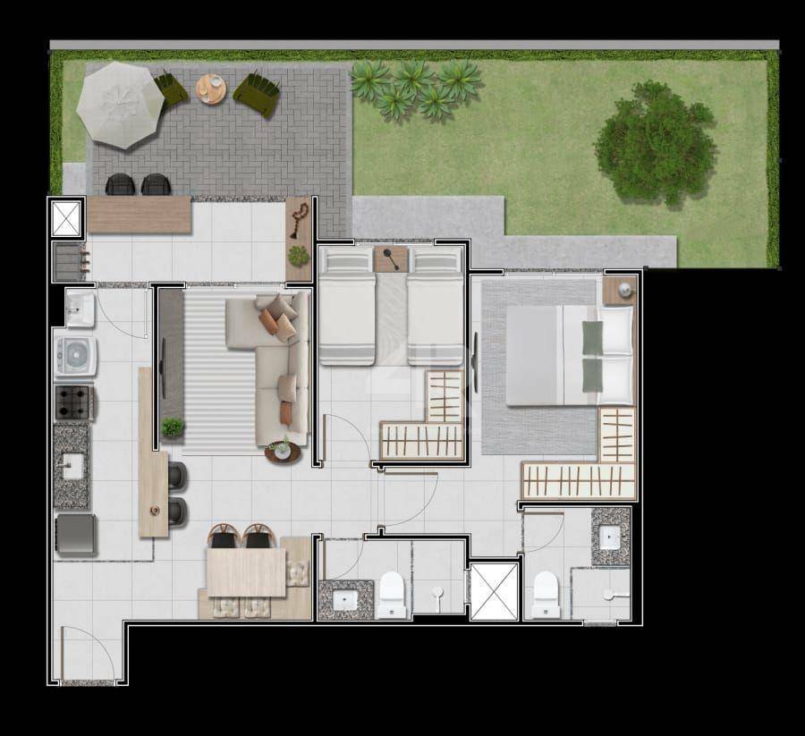 Apartamento, 2 quartos, 85 m² - Foto 7