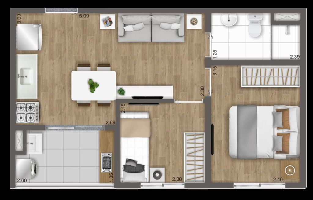 Apartamento à venda com 2 quartos, 46m² - Foto 21