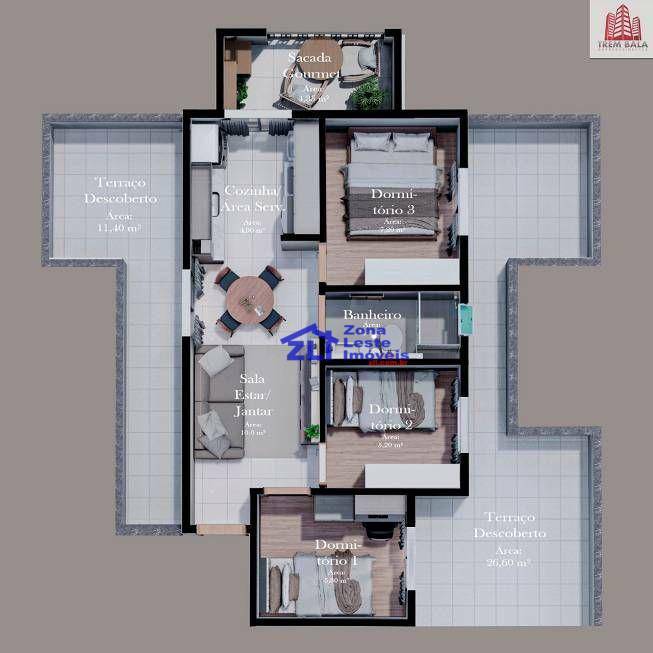 Apartamento à venda com 1 quarto, 25m² - Foto 17