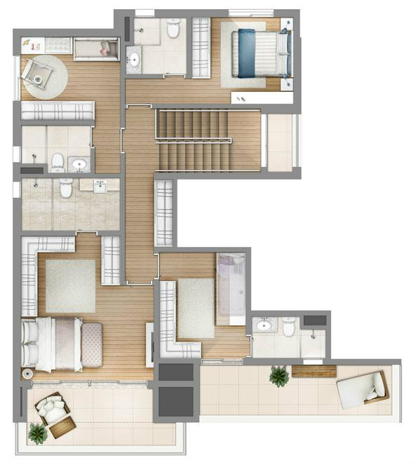 Apartamento à venda com 4 quartos, 161m² - Foto 6