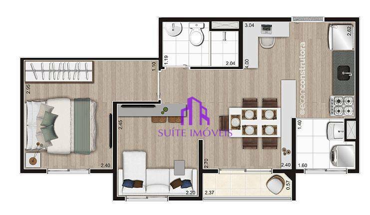 Apartamento à venda com 2 quartos, 37m² - Foto 41