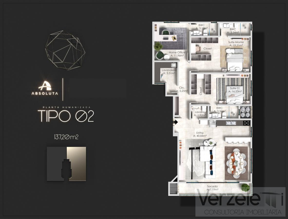 Apartamento à venda com 3 quartos, 137m² - Foto 40