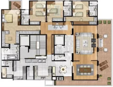 Apartamento à venda com 4 quartos, 275m² - Foto 7