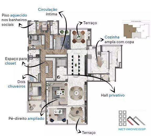 Apartamento à venda com 4 quartos, 308m² - Foto 21