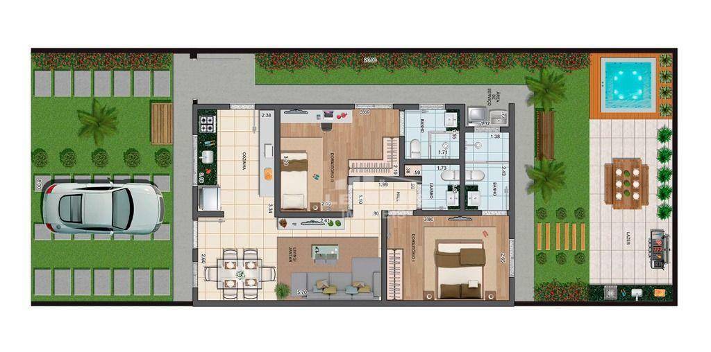 Casa de Condomínio à venda com 2 quartos, 62m² - Foto 22