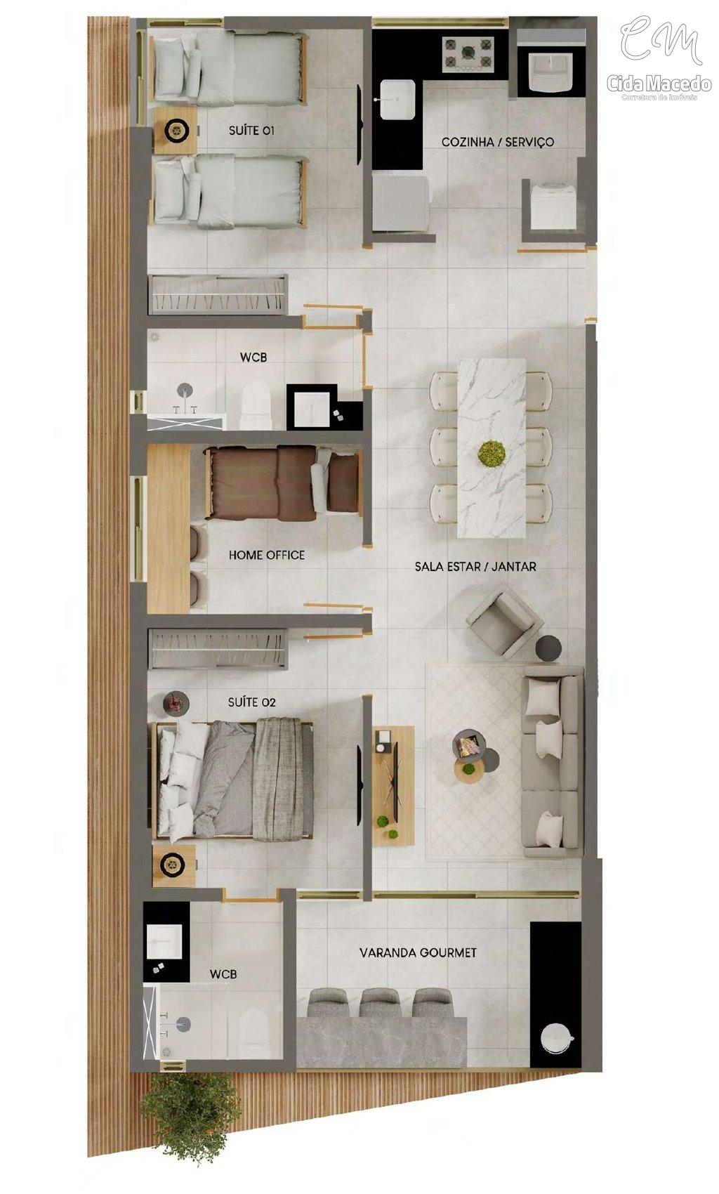 Apartamento à venda com 2 quartos, 45m² - Foto 33