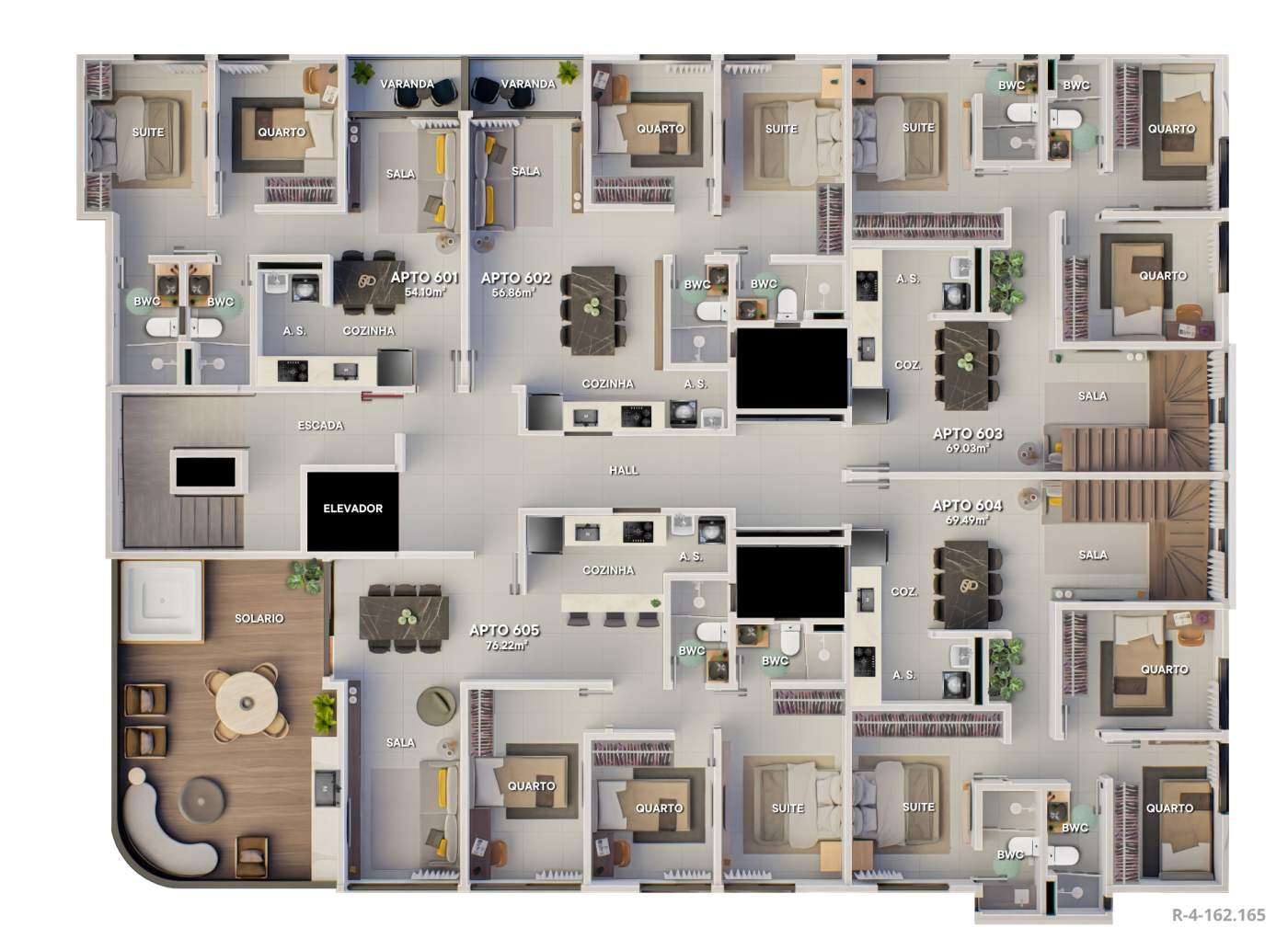 Apartamento à venda com 2 quartos, 54m² - Foto 11