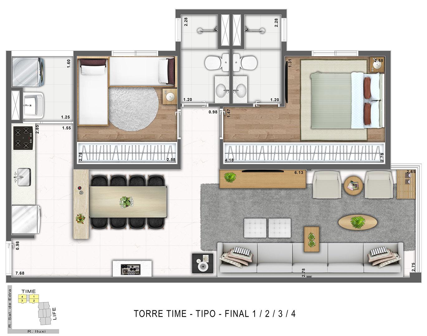 Apartamento à venda com 2 quartos, 6595m² - Foto 31