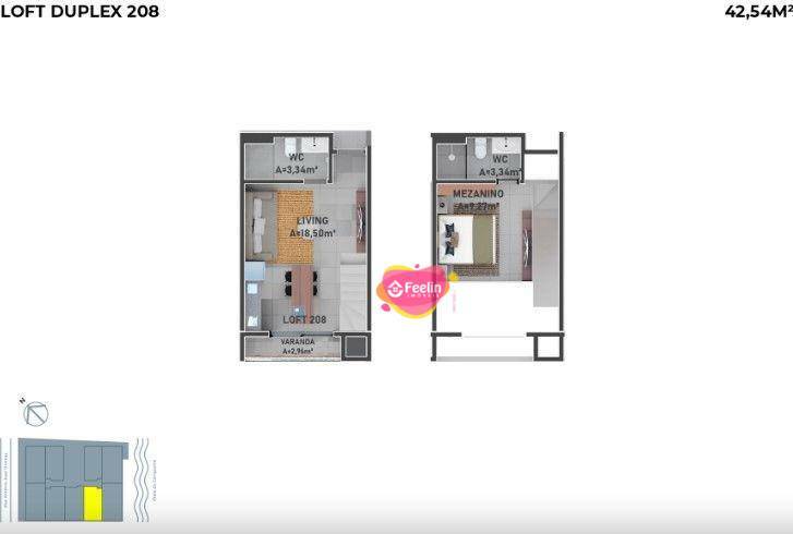 Apartamento à venda com 1 quarto, 42m² - Foto 23