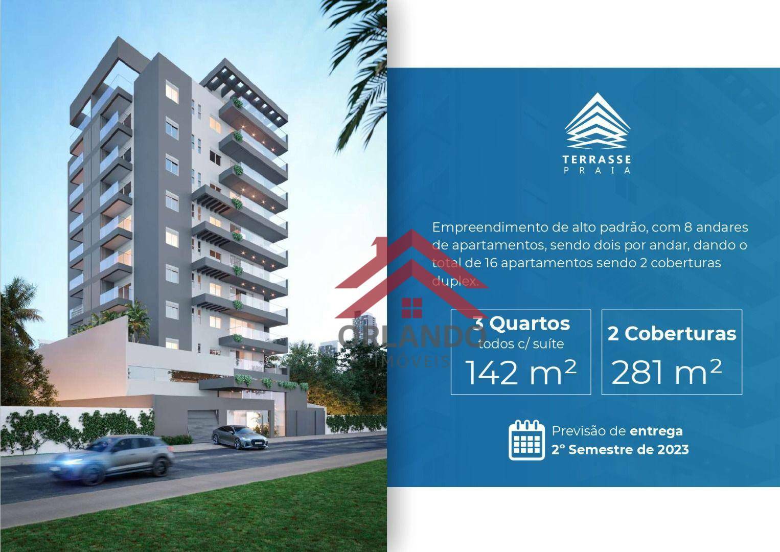 Apartamento à venda com 3 quartos, 142m² - Foto 1