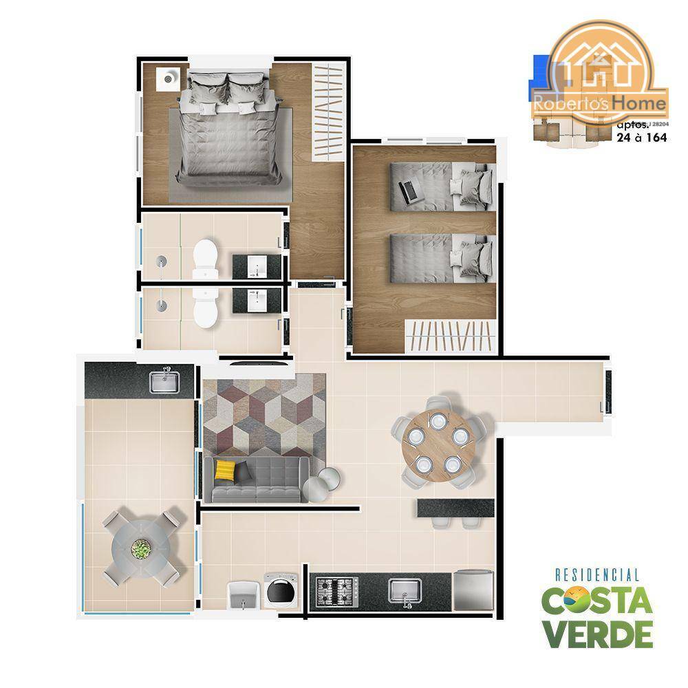 Apartamento à venda com 2 quartos, 73m² - Foto 9