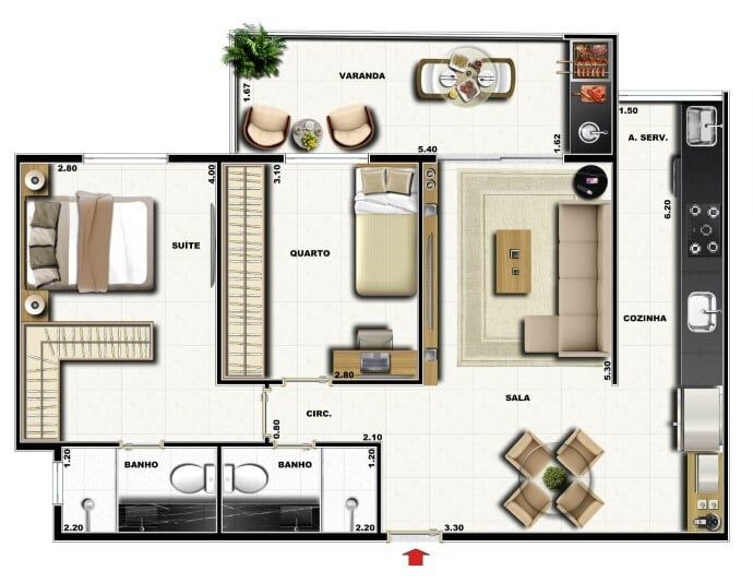 Apartamento à venda com 3 quartos, 82m² - Foto 39