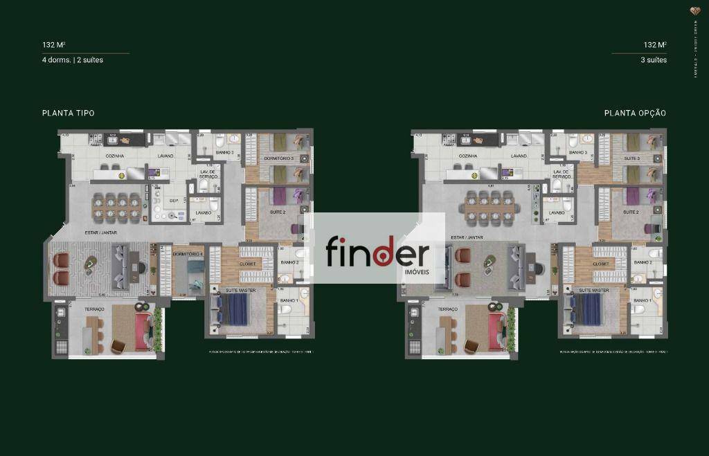 Apartamento à venda com 4 quartos, 152m² - Foto 61