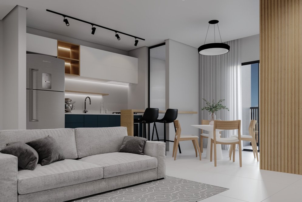 Apartamento à venda com 2 quartos, 61m² - Foto 4