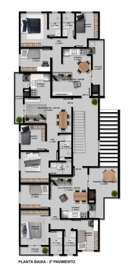 Apartamento à venda com 2 quartos, 54m² - Foto 6