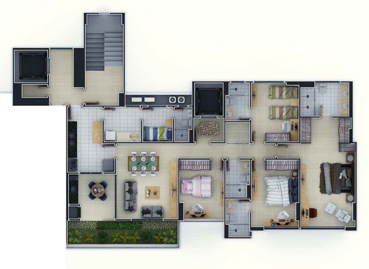 Apartamento à venda com 3 quartos, 137m² - Foto 14