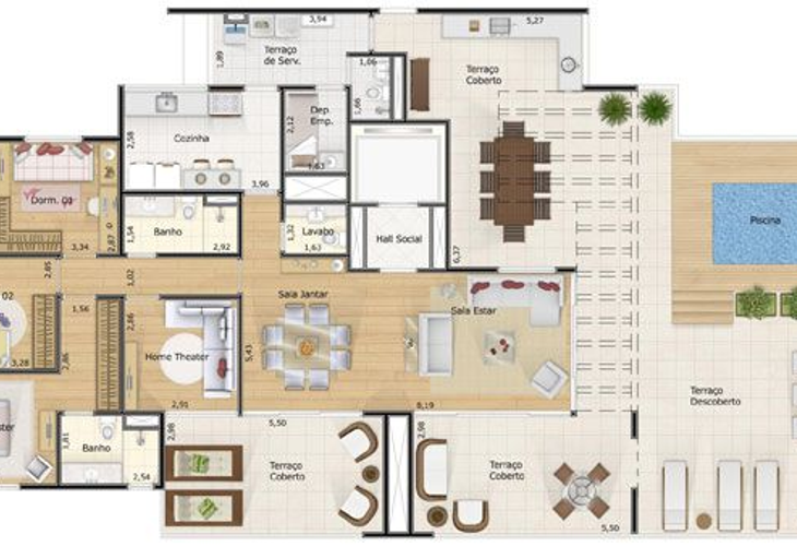 Apartamento à venda com 4 quartos, 255m² - Foto 15