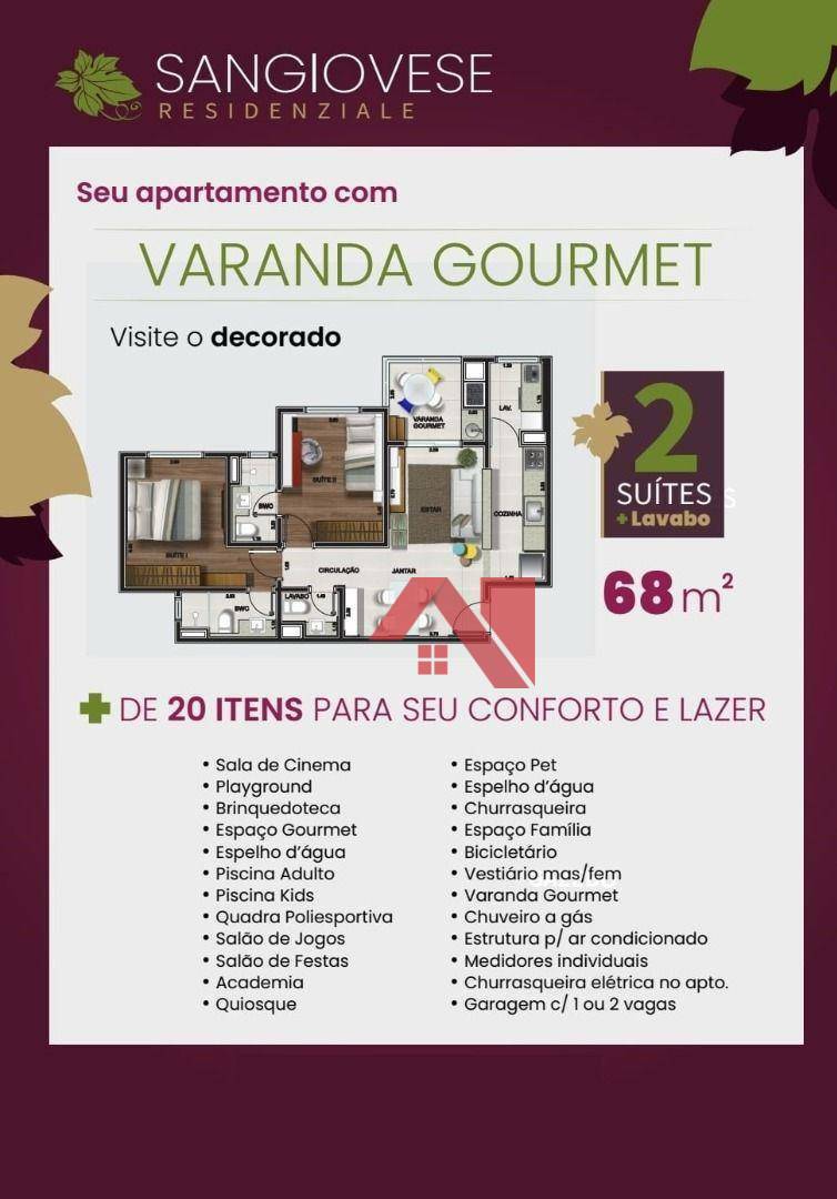 Apartamento à venda com 2 quartos, 68m² - Foto 5