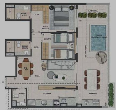 Apartamento à venda com 4 quartos, 133m² - Foto 24