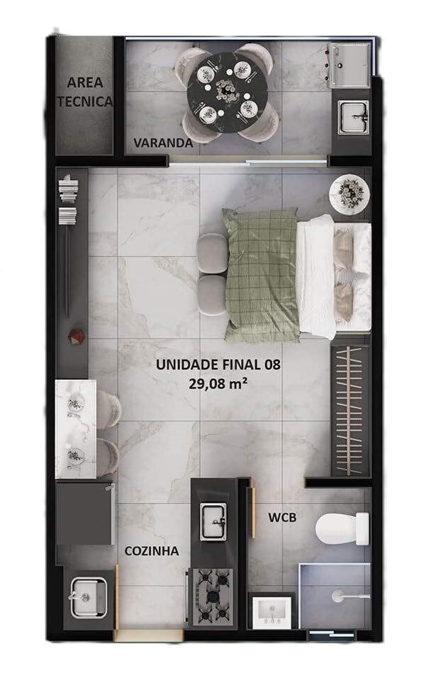 Apartamento à venda com 3 quartos, 77m² - Foto 25