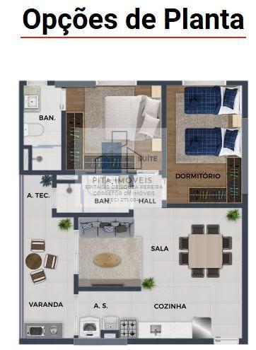 Apartamento à venda com 2 quartos, 60m² - Foto 33