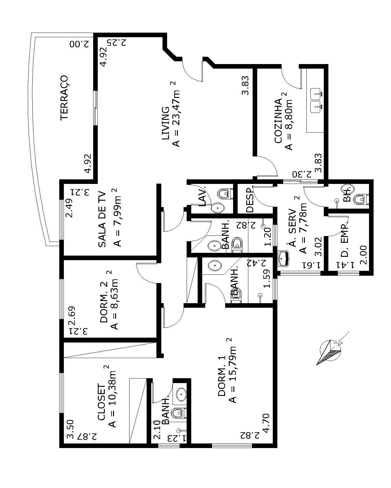 Apartamento à venda com 4 quartos, 130m² - Foto 4