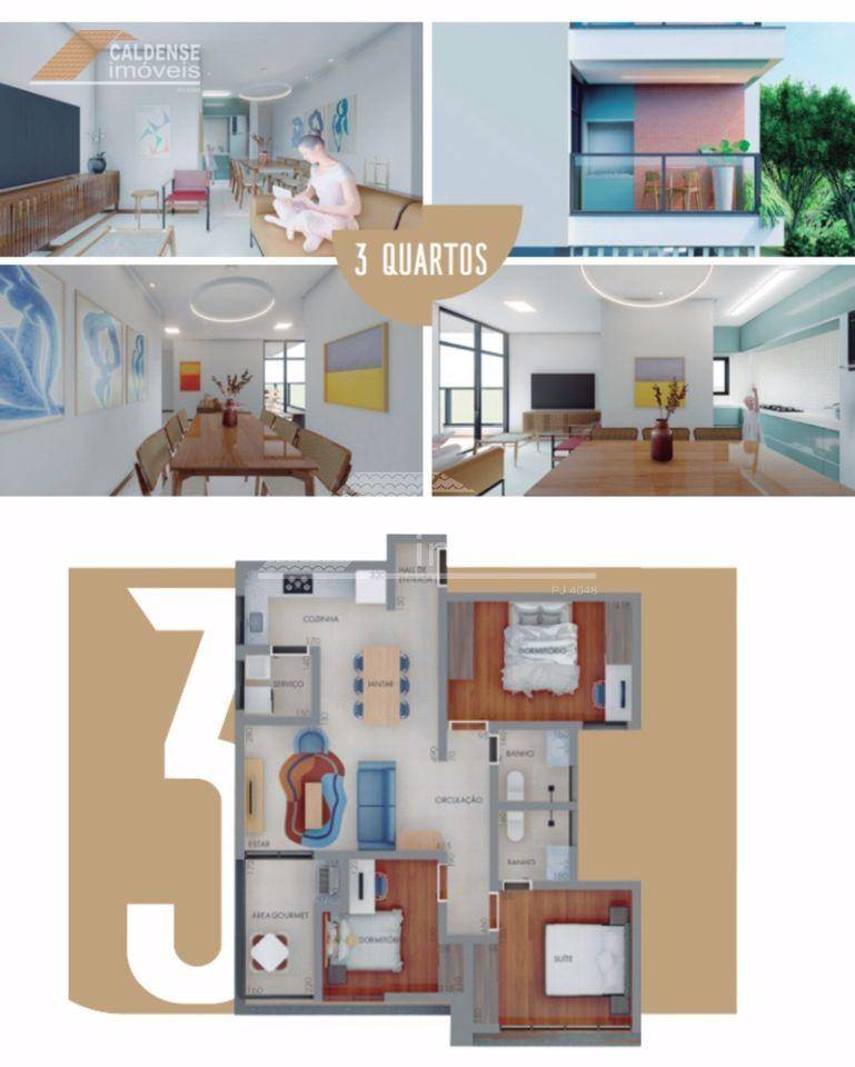 Apartamento, 3 quartos, 87 m² - Foto 3