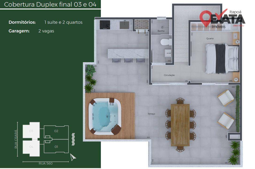 Cobertura à venda com 3 quartos, 146m² - Foto 3