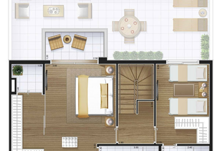 Apartamento à venda com 3 quartos, 132m² - Foto 3