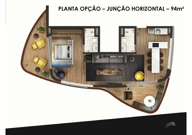 Apartamento à venda com 1 quarto, 94m² - Foto 20