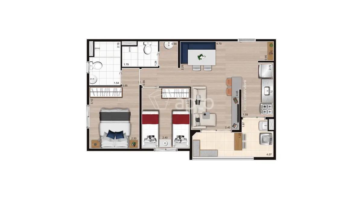 Apartamento à venda com 2 quartos, 47m² - Foto 32