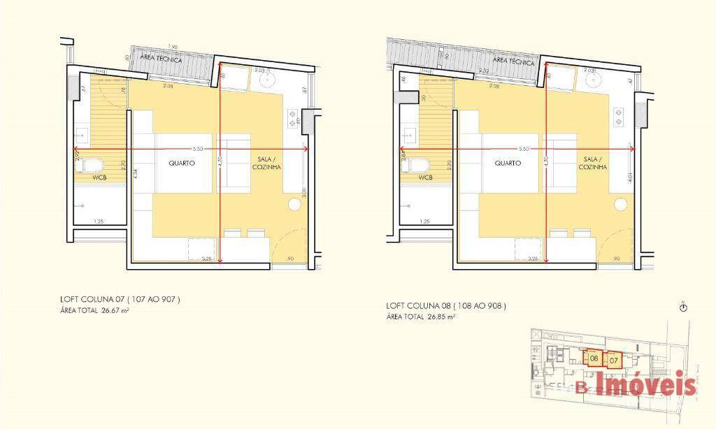 Kitnet e Studio à venda com 1 quarto, 29m² - Foto 13