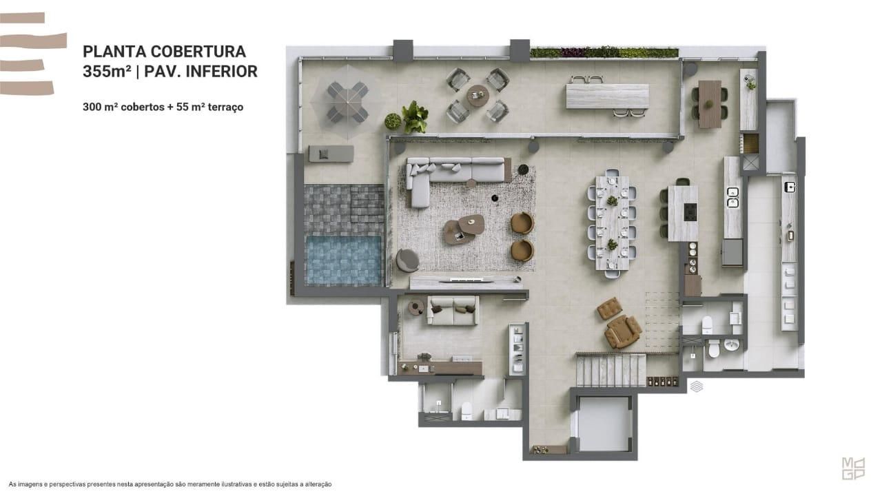 Apartamento à venda com 3 quartos, 218m² - Foto 21