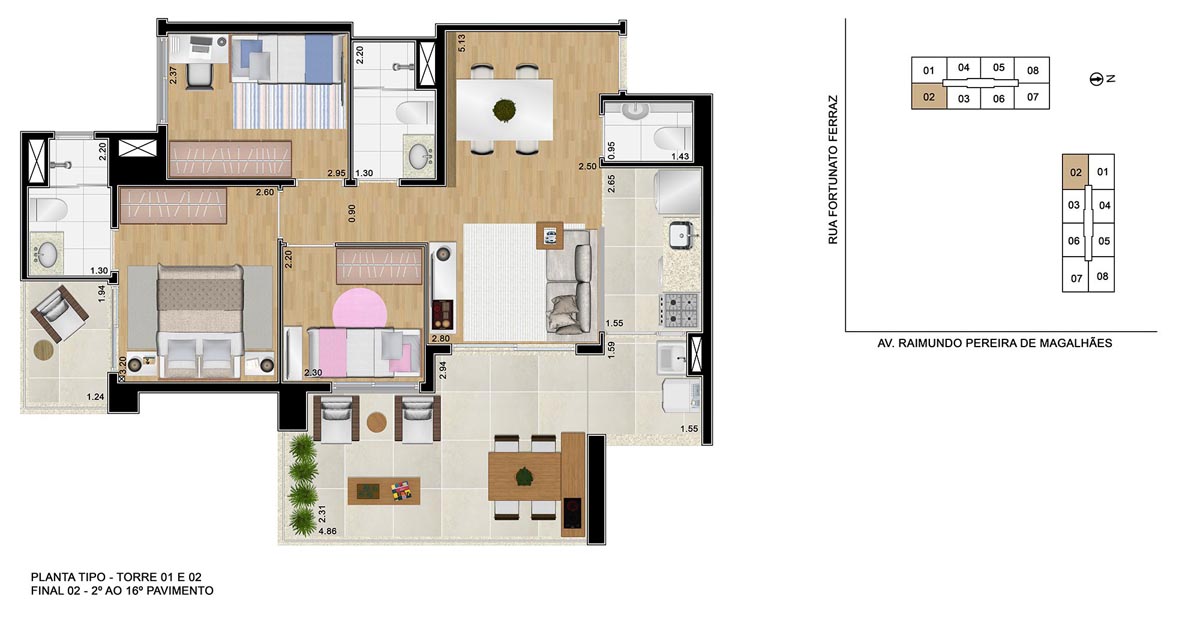 Apartamento à venda com 3 quartos, 79m² - Foto 6