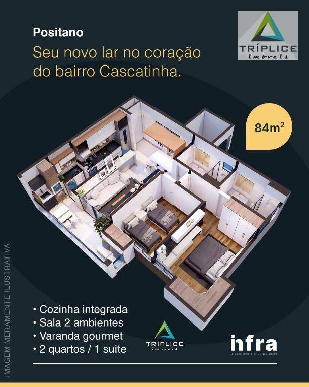 Apartamento à venda com 2 quartos, 84m² - Foto 2