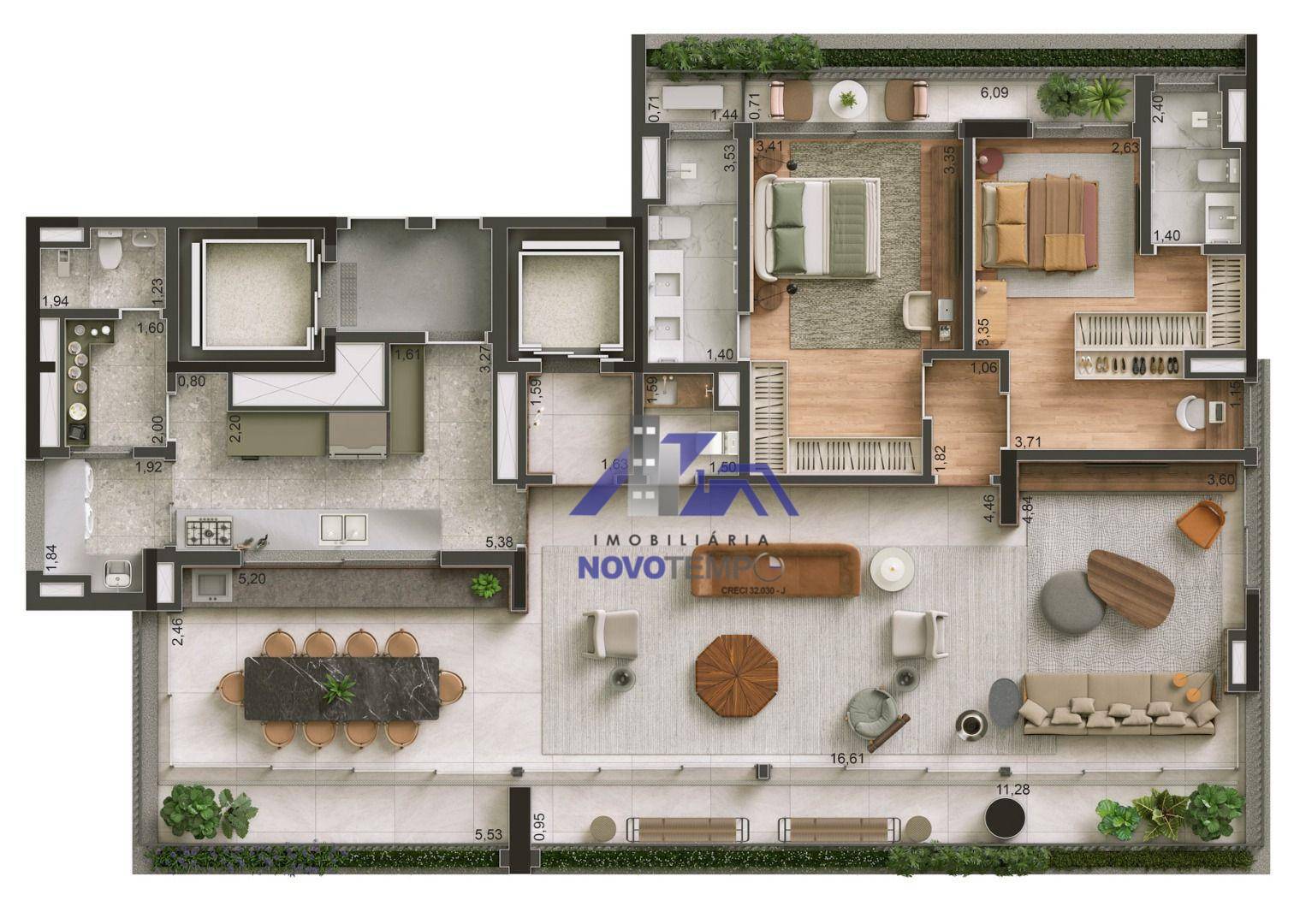 Apartamento à venda com 3 quartos, 207m² - Foto 27