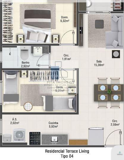 Apartamento à venda com 2 quartos, 55m² - Foto 16