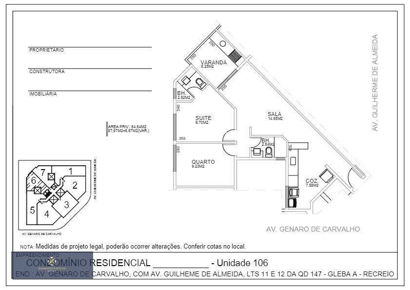 Apartamento à venda com 2 quartos, 65m² - Foto 10