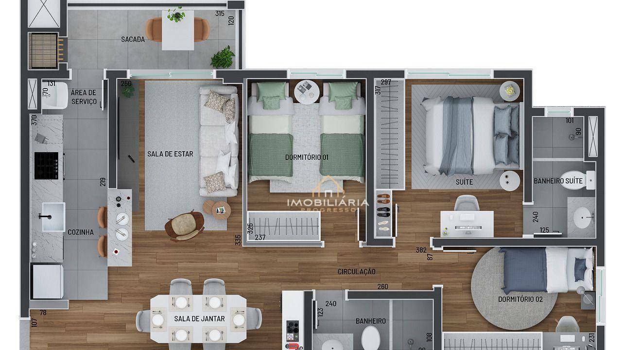 Apartamento à venda com 3 quartos, 73m² - Foto 18